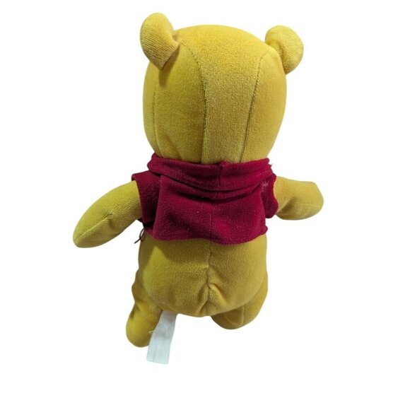 Winnie The Pooh Plush Toy With Red Shirt 11" Tall Disney Classic Cuddly Bear - Picture 2 of 8